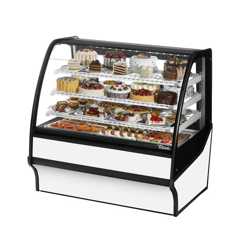 True Mfg. TDM-R-48-GE/GE-B-W Refrigerated Bakery Case