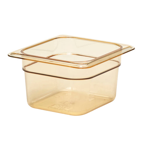 Cambro 64HP150 H-Pan 1/6 Size High Heat Food Pan | 4” Deep
