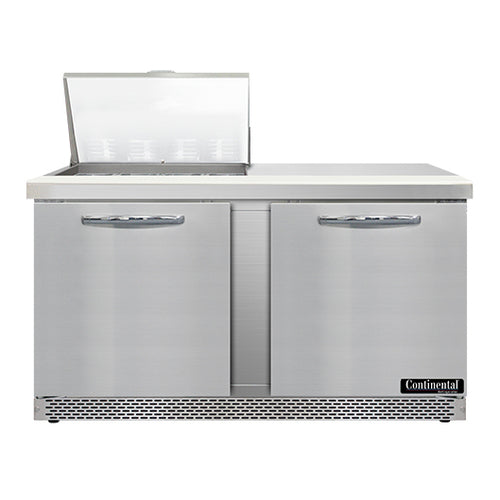 Continental Refrigerator SW60N12M-FB Refrigerated Counter, Mega Top Sandwich / Salad Unit