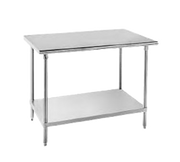 Advance Tabco SS-246 Stainless Steel Work Table w/ Adjustable Undershelf | 72" x 24"