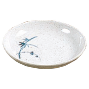 Thunder Group 102.8BB 3 1/2" Sauce Dish, Blue Bamboo 2 oz. | Case of 60
