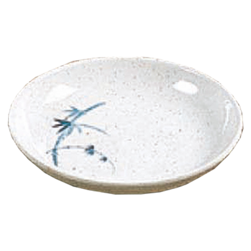 Thunder Group 102.8BB 3 1/2" Sauce Dish, Blue Bamboo 2 oz. | Case of 60