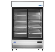 Atosa MCF8709GR 55" 2-Glass Door Reach-In Refrigerator | 44.9 Cu. Ft.