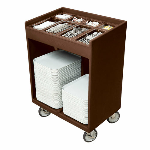 Cambro TC1418 Flatware & Tray Cart | 200 Tray Capacity
