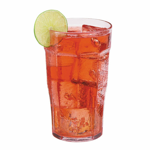 Cambro LT14 Laguna 14 oz. Hammered Plastic Tumbler Cup