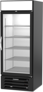 Beverage Air MMF27HC-1-B 31.25" 1 Glass Door Black Reach In Merchandiser Freezer | 25.97 Cu. Ft.