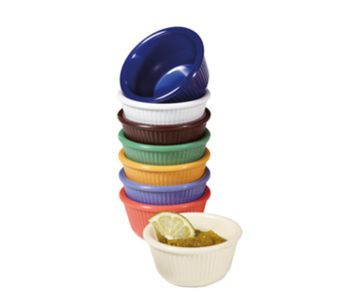 G.E.T. RM-389 3 oz Fluted Melamine Ramekin | Case of 48