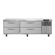 Continental D72GN 72" 4-Drawer Chef Base Refrigerator