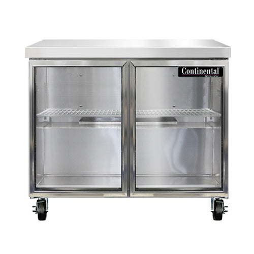 Continental Refrigerator SW36NGD Refrigerated Counter, Work Top