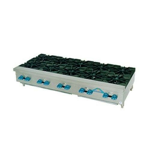 Comstock-Castle FHP60 60" 10-Burner Countertop Gas Hot Plate | 270,000 BTU