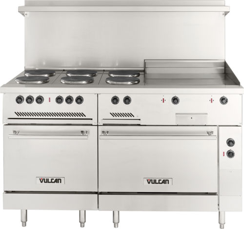 Vulcan EV60SS-6FP24G 60" Restaurant Electric Range