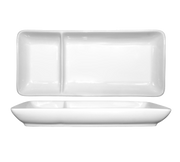 International Tableware FA2-120 12" x 5" Compartment Plate | Case of 12