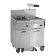 Imperial IFSCB150EU 31" Electric Floor Model Deep Fryer | (1) 50 Lbs. Battery
