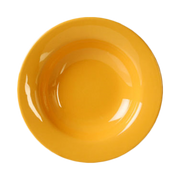 Thunder Group CR5077YW 7 3/4" Wide Rim Salad Bowl, Yellow 8 oz. | Case of 12