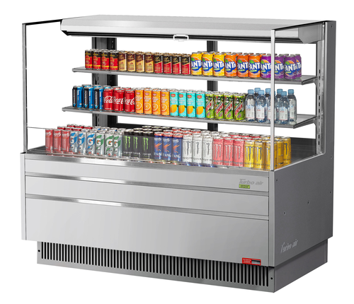 Turbo Air TOM-60L-UFD-W(B)-3S-N Open Air Merchandiser