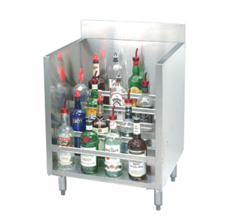 Advance Tabco CRLR-18-X 18" x 21" 5 Step Liquor Bottle Display Unit | 20 Bottle Capacity