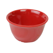 Thunder Group CR303PR 4" Bouillon Cup, Pure Red 7 oz. | Case of 12