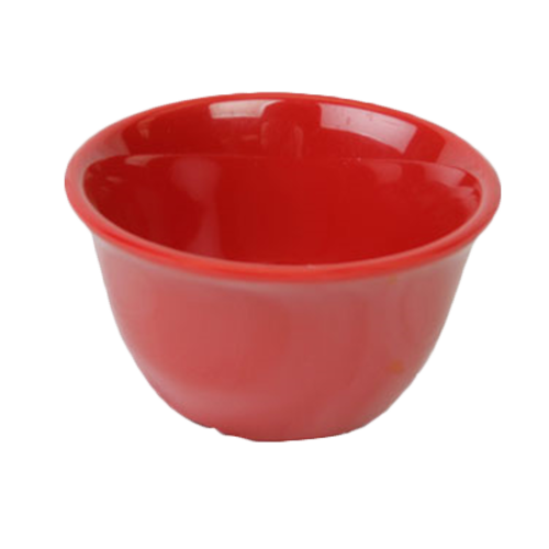 Thunder Group CR303PR 4" Bouillon Cup, Pure Red 7 oz. | Case of 12