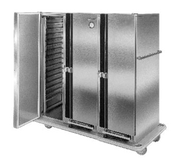Carter-Hoffmann PH1250 3/4 Height Insulated Mobile Heated Cabinet | (50) 12" x 20" x 2.5" Pan Capacity