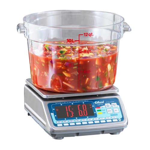 Edlund EHP-30 30 lb. High Profile Digital Portion / Light Receiving Scale
