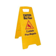 Winco WCS-25 "Caution Wet Floor" Sign | 25" x 12"