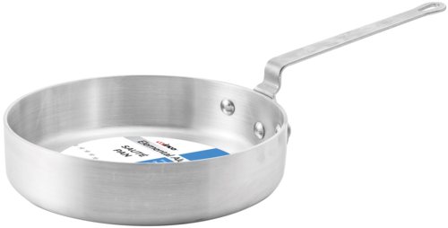 Winco ASET-7 7 qt. Aluminum Sauté Pan