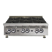 Star Ultra-Max 806HA 6 Burner Countertop Gas Hot Plate | 180,000 BTU