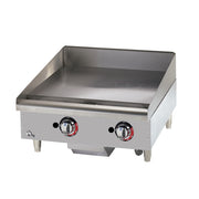 Star-Max 624TF 24" Thermostatic Countertop Gas Griddle w/ 1" Steel Plate | 56,600 BTU