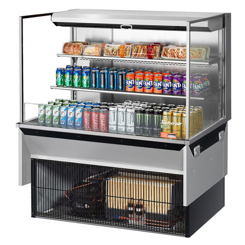 Turbo Air TOM-48L-UF-W(B)-3SI-N Refrigerated Display Case