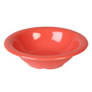 Thunder Group CR5712RD 7 1/4" Soup Bowl, Orange 15 oz. | Case of 12
