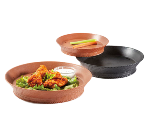 G.E.T. RB-892 9" Round Melamine Basket w/Base | Case of 12