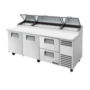 True Mfg. TPP-AT2-93D-2-HC Pizza Prep Table