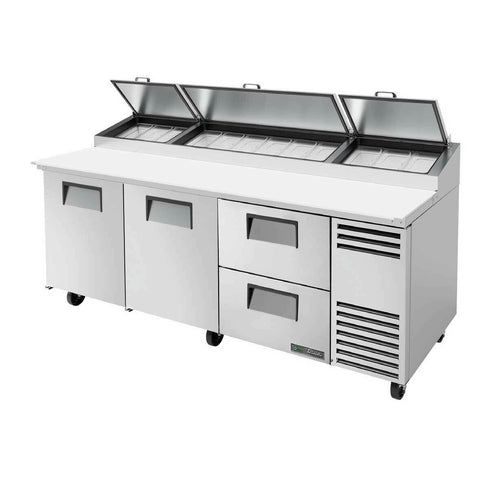 True Mfg. TPP-AT2-93D-2-HC Pizza Prep Table