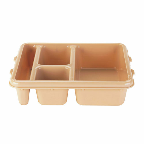 Cambro 9114CW Camwear 4 Compartment Delivery Tray | 9" x 11"