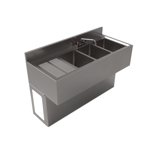 BK Resources UBB-21-348LS Underbar Sink Units