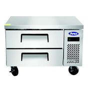 Atosa MGF8448GR 36" 2-Drawer Refrigerated Chef Base | 4.7 Cu. Ft.