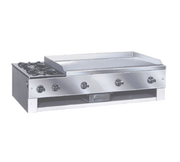 Comstock-Castle 10T301 40" Countertop Gas Griddle & Hot Plate Combo | 60,000 BTU