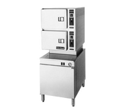 Cleveland 24CSM 24" 2 Compartment Convection Steamer w/ Steam Coil Generator