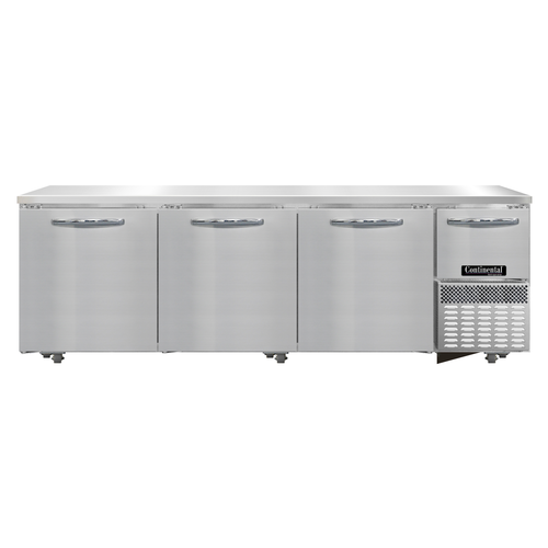Continental Refrigerator RA93N-U Refrigerator, Undercounter, Reach-In