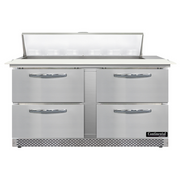 Continental Refrigerator D60N12C-FB-D Refrigerated Counter, Sandwich / Salad Unit