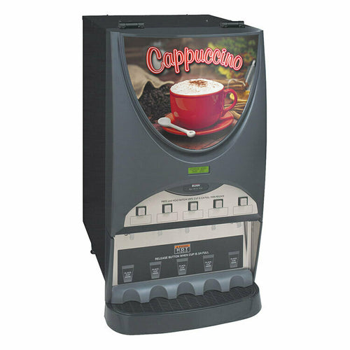 Bunn 38100.0050 iMIX-5S+ Silver Series (5) 8 lbs. Hoppers Hot Beverage Dispenser