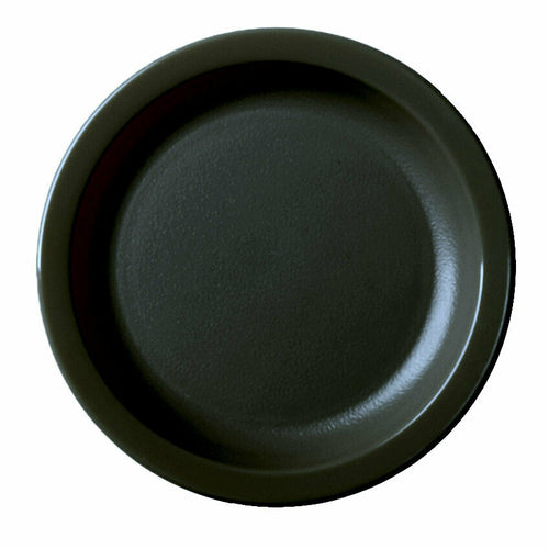 Cambro 65CWNR Camwear 6-9/16" Round Narrow Rim Plate