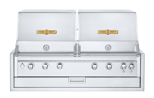 Crown Verity IBI482RD-FLT Outdoor Charbroiler