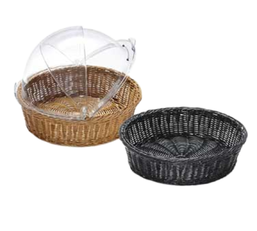 G.E.T. CO-2098-CL Clear 16-1/4" Round Plastic Basket Cover