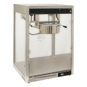 Winco 11147 Benchmark Silver Screen Countertop Popcorn Machine | 14 Oz. Kettle