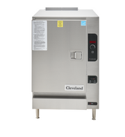 Cleveland SteamChef 22CGT6.1NATEZTQS 22" Countertop Gas Boilerless Convection Steamer | 6 Pan Capacity