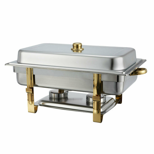 Winco 201 Malibu 8 Qt. Full Size Chafer
