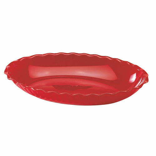 Cambro DP15 3.4 qt. Oval Scalloped Deli Platter | 11-5/16" x 15-3/4"