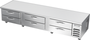 Beverage Air WTRCS112HC 112" 6 Drawer Worktop Chef Base Refrigerator | 24.36 Cu. Ft.
