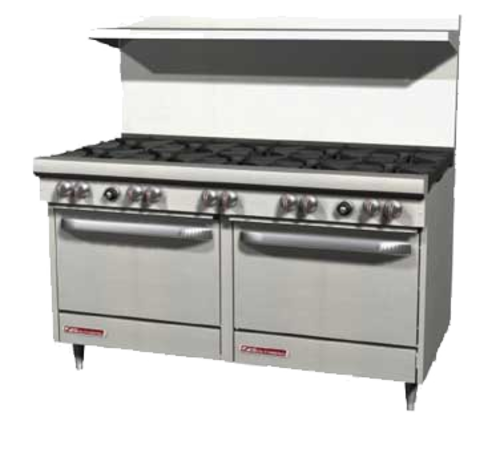 Southbend S60AA 60" 10 Burner Gas Range w/ 2 Convection Ovens